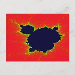 mandelbrot briefkaart