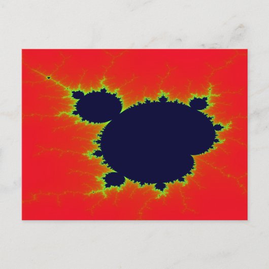 mandelbrot briefkaart (Voorkant)