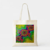 Mandelbrot Color Explosion Budget Tas (Achterkant)