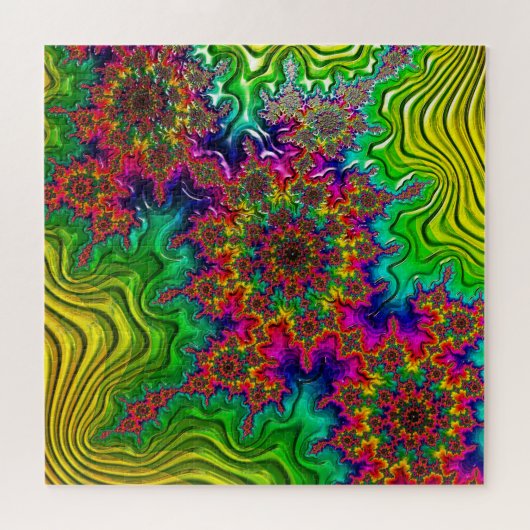 Mandelbrot Color Explosion Jigsaw Puzzle Puzzle (Horizontal)