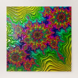 Mandelbrot Color Explosion Jigzaag Puzzle Legpuzzel