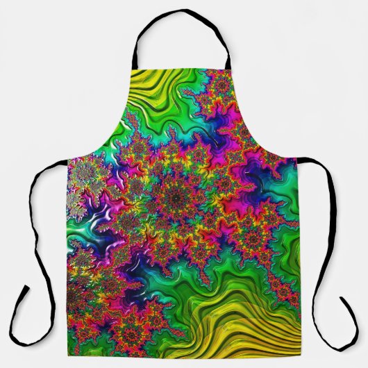 Mandelbrot Color Explosion Schort (Voorkant)