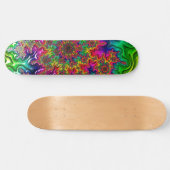 Mandelbrot Color Explosion Skateboard (Horz)