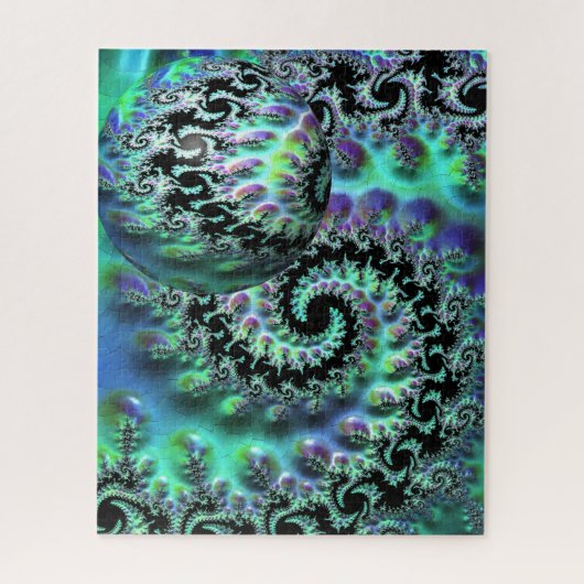 Mandelbrot Discovery avec Sphere Jigsaw Puzzle (Vertical)