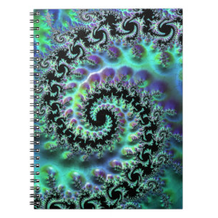 Mandelbrot Discovery Spiral Notitieboek