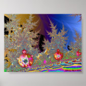 Mandelbrot Forest Poster (Voorkant)