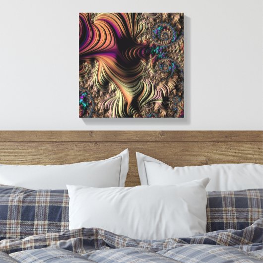 Mandelbrot fractal canvas afdruk (Insitu (Slaapkamer))