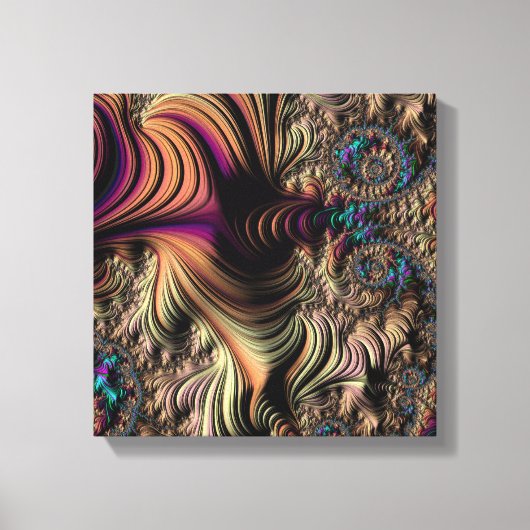 Mandelbrot fractal canvas afdruk (Voorkant)