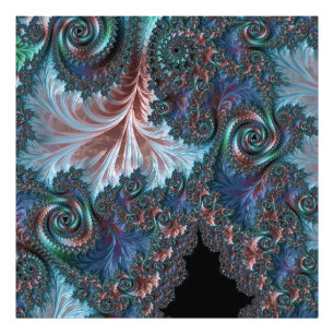 Mandelbrot Fractal Foto Afdruk