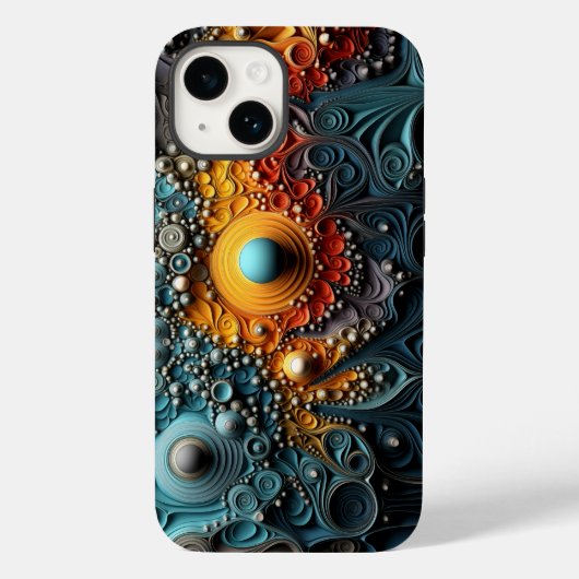 Mandelbrot Fractal Julia Set Case-Mate iPhone Case (Achterkant)