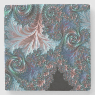 Mandelbrot Fractal Stenen Onderzetter