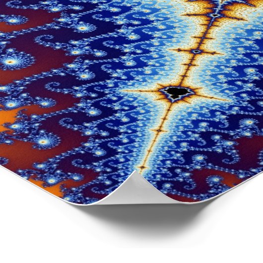Mandelbrot Fractal Zoom Poster (Hoek)