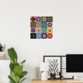 Mandelbrot fractals poster (Thuiskantoor)
