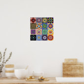 Mandelbrot fractals poster (Keuken)