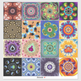 Mandelbrot fractals sticker