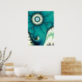 Mandelbrot Fractalscape Poster (Keuken)