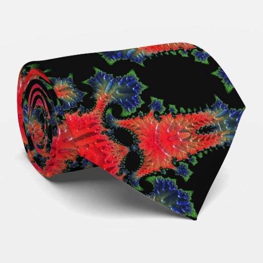 Mandelbrot Garden Cravate (Roulé)