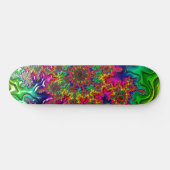 Mandelbrot Kleur Explosie Skateboard (Horizontaal)