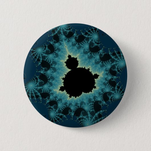 Mandelbrot Ronde Button 5,7 Cm (Voorkant)