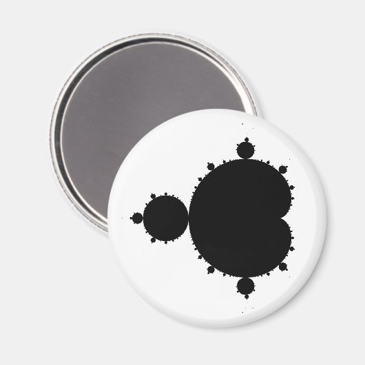 Mandelbrot Set 01 - Fractal Magneet (Voorkant / Achterkant)