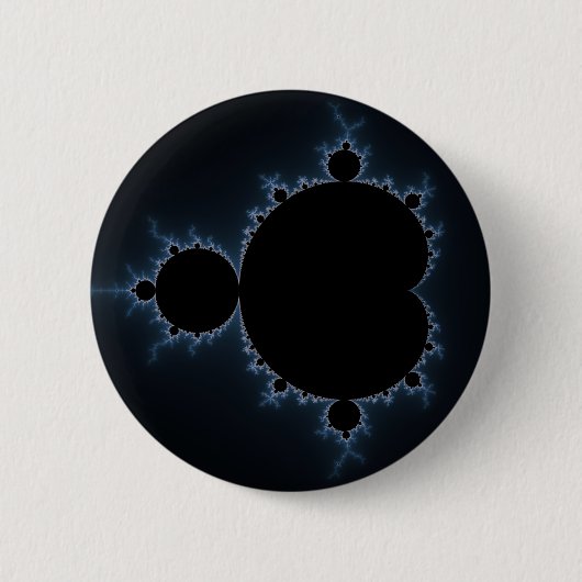 Mandelbrot Set 07 - Fractal Ronde Button 5,7 Cm (Voorkant)