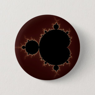 Mandelbrot Set 08 - Fractal Ronde Button 5,7 Cm