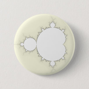 Mandelbrot Set 09 - Fractal Ronde Button 5,7 Cm