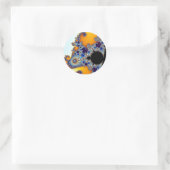Mandelbrot Set Fractal Seahorse Ronde Sticker (Tas)