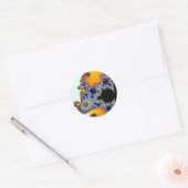 Mandelbrot Set Fractal Seahorse Ronde Sticker (Envelop)