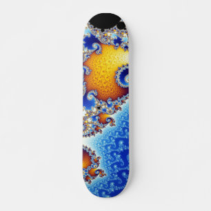 Mandelbrot Set Satellite Double Spiral Fractal Skateboard