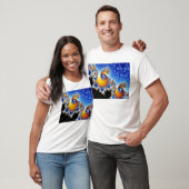 Mandelbrot Set Two-Dimensional Fractal Vorm T-shirt (Unisex)