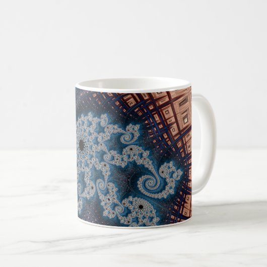 Mandelbrot, tasse à café fractale (Devant droit)