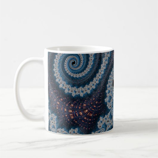 Mandelbrot, tasse à café fractale (Gauche)