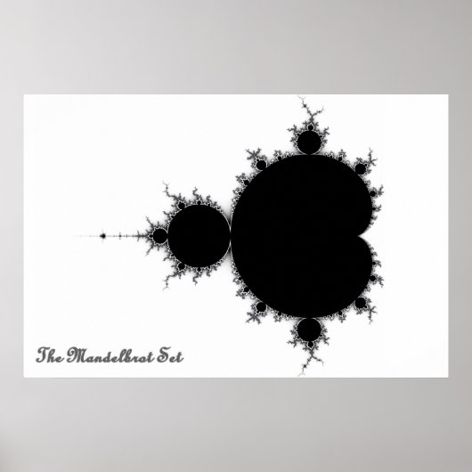 Mandelbrotset Poster (Voorkant)