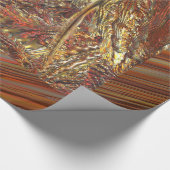 MANDELBULB 3D COPPER GOLD SILVER CADEAUPAPIER (Hoek)