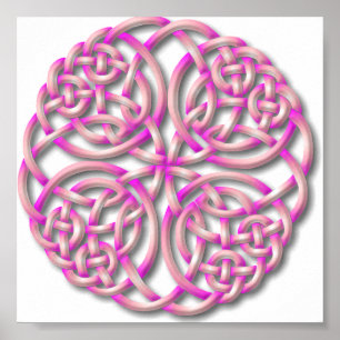 Mandella roze poster