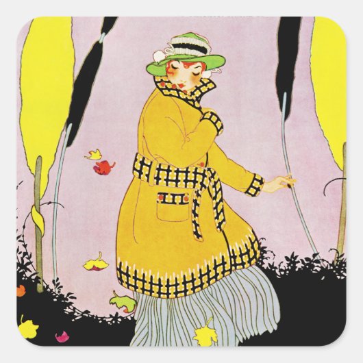 Mandel's Magazine Vierkante Sticker (Voorkant)