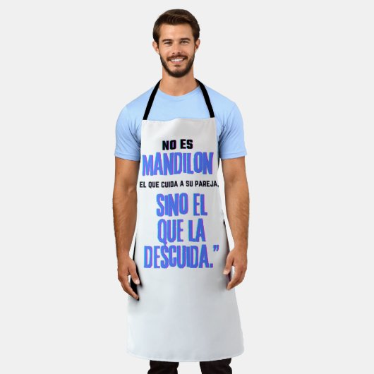 mandilon citaat schort (Gedragen)