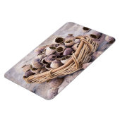 mandje gedroogde pootpasta's magneet (Linkerzijde)