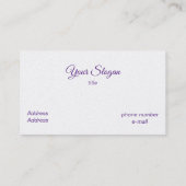  mandje visitekaartje (Achterkant)