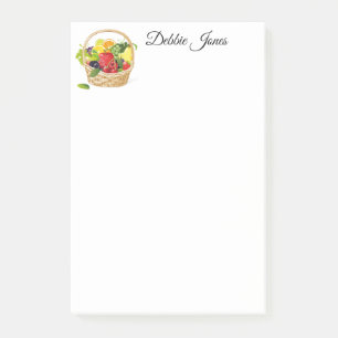 Mandje voor post-it-notes-fruit post-it® notes