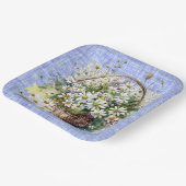 mandje witte dagen papieren bordje (Gebogen)