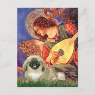 Mandolin Angel - Pekingees 1b Briefkaart