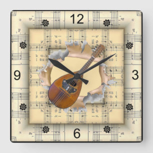 Mandolin ~ Breaking through Strange Sheet Music ~ Vierkante Klok