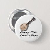MANDOLIN-BUTTON RONDE BUTTON 5,7 CM (Voorkant /achterkant)