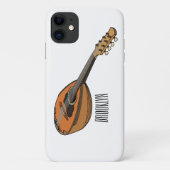 Mandolin cartoon illustratie Case-Mate iPhone case (Achterkant)