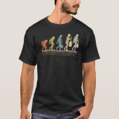Mandolin Evolution Retro evolutie van het Man T-shirt (Voorkant)