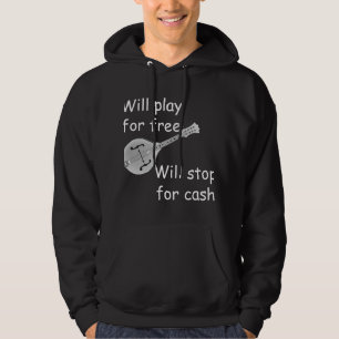 Mandolin Liefhebber Muziek Spelers Funny Speel gra Hoodie