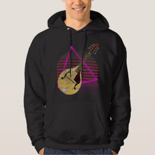 Mandolin Lover Mandolin Vaporwave 80s Aest Hoodie