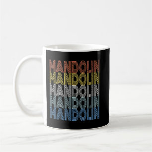 Mandolin Lover Shirt Retro Muziek Gift Mand Koffiemok
